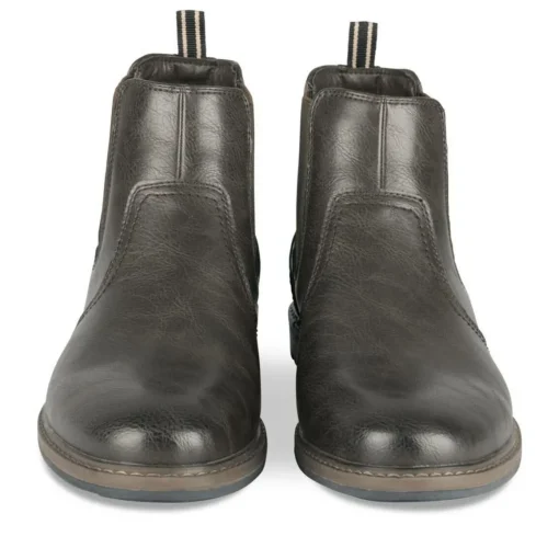 Bottines Chelsea MARRON Homme Motif Uni A Enfiler