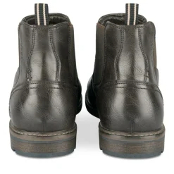 Bottines Chelsea MARRON Homme Motif Uni A Enfiler