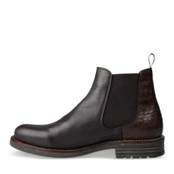Bottines Chelsea MARRON Homme CUIR A Enfiler