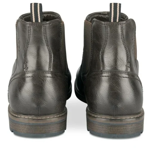 Bottines Chelsea MARRON Homme Motif Uni A Enfiler