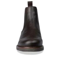 Bottines Chelsea MARRON Homme CUIR A Enfiler