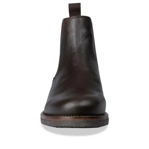 Bottines Chelsea MARRON Homme CUIR A Enfiler