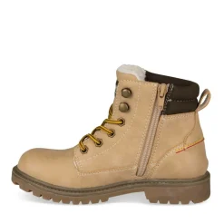 Bottines Fourré BEIGE Garçon Lacets