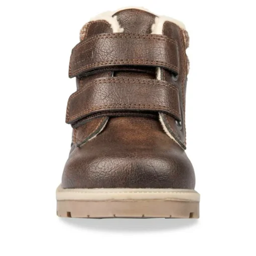 Bottines Fourré MARRON Garçon Scratch
