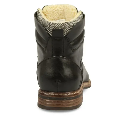 Bottines Fourré NOIR Homme Lacets