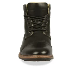 Bottines Fourré NOIR Homme Lacets
