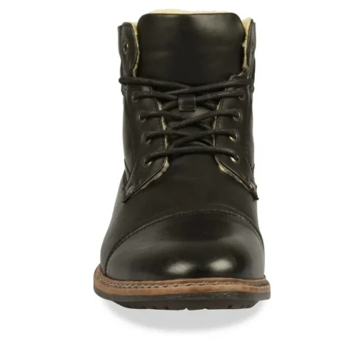 Bottines Fourré NOIR Homme Lacets