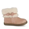 Bottines Fourré ROSE Fille Motif Iridescent Fermeture éclair
