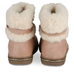 Bottines Fourré ROSE Fille Motif Iridescent Fermeture éclair
