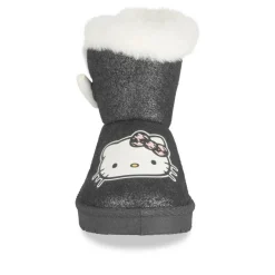 Bottines GRIS Fille Motif Uni A Enfiler