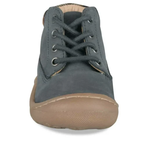 Bottines MARINE Garçon CUIR Motif Uni Lacets