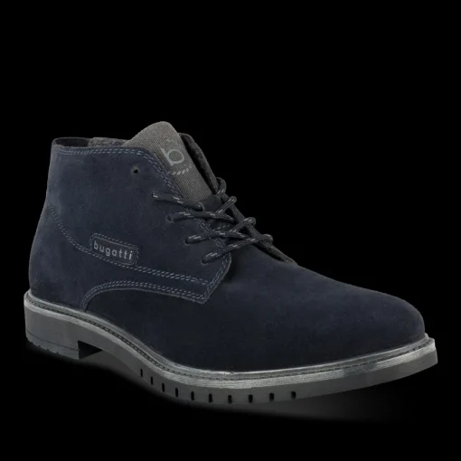 Bottines MARINE Homme CUIR Motif Uni Lacets