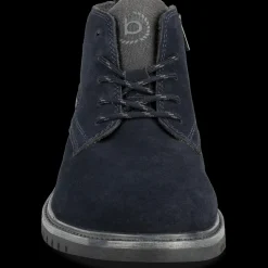 Bottines MARINE Homme CUIR Motif Uni Lacets