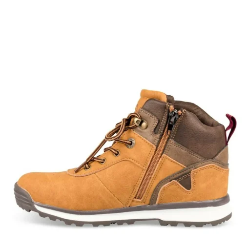 Bottines Montagne COGNAC Garçon Motif Uni