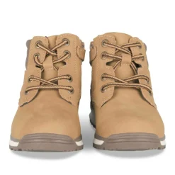 Bottines Montagne JAUNE Garçon Motif Uni Lacets