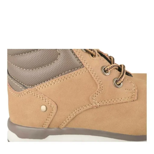 Bottines Montagne JAUNE Garçon Motif Uni Lacets
