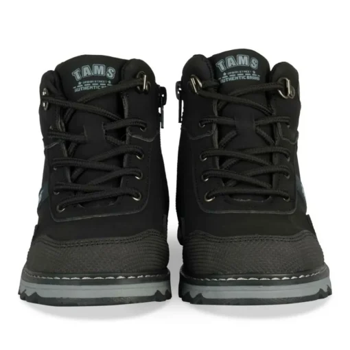 Bottines Montagne NOIR Garçon Motif Uni Lacets