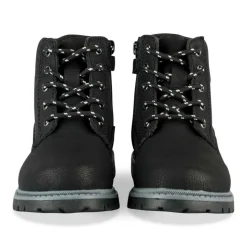 Bottines Montagne NOIR Garçon Motif Uni Lacets