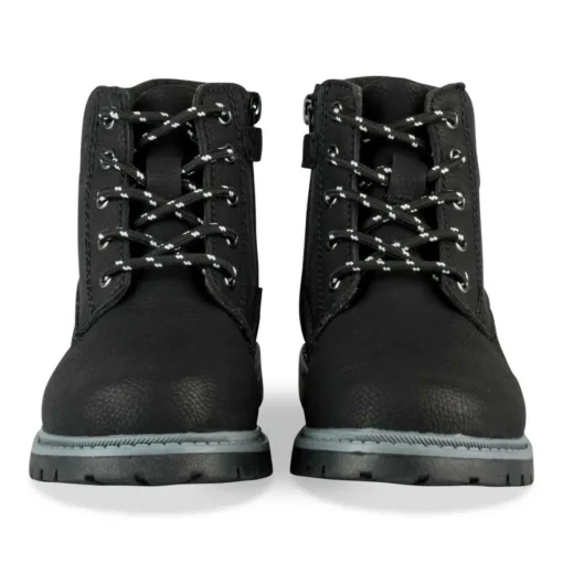 Bottines Montagne NOIR Garçon Motif Uni Lacets