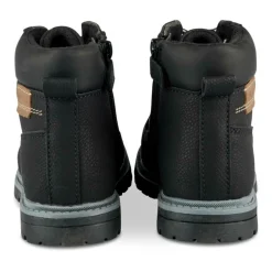 Bottines Montagne NOIR Garçon Motif Uni Lacets