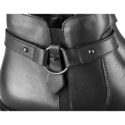 Bottines NOIR Femme CUIR Motif Uni Fermeture éclair