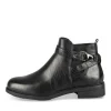 Bottines NOIR Femme Motif Uni Fermeture éclair