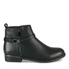Bottines NOIR Femme Motif Animal Fermeture éclair