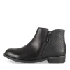 Bottines NOIR Femme Motif Animal Fermeture éclair
