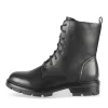 Bottines NOIR Femme Motif Uni Lacets