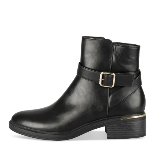 Bottines NOIR Femme Motif Uni Fermeture éclair