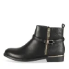 Bottines NOIR Femme Motif Uni Fermeture éclair