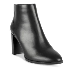 Bottines NOIR Femme Motif Uni A Enfiler