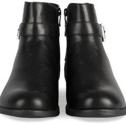 Bottines NOIR Femme Motif Animal Fermeture éclair