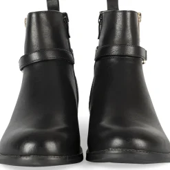 Bottines NOIR Femme Motif Uni Fermeture éclair