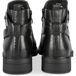 Bottines NOIR Femme Motif Uni Fermeture éclair