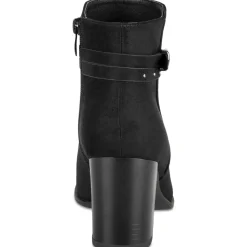 Bottines NOIR Femme Motif Clouté Fermeture éclair