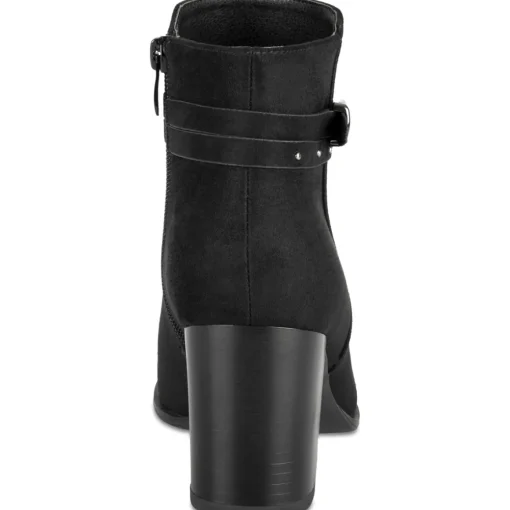Bottines NOIR Femme Motif Clouté Fermeture éclair