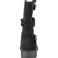 Bottines NOIR Femme Motif Uni A Enfiler
