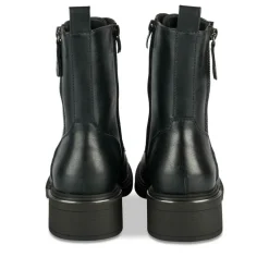Bottines NOIR Femme Motif Uni Lacets