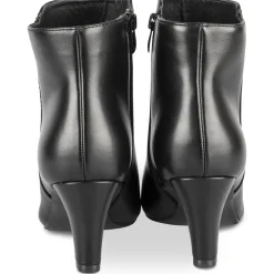 Bottines NOIR Femme Motif Uni Fermeture éclair