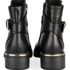 Bottines NOIR Femme Motif Uni Fermeture éclair