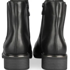 Bottines NOIR Femme Motif Uni A Enfiler