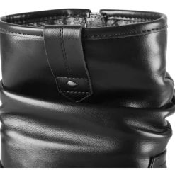 Bottines NOIR Femme Motif Uni Fermeture éclair