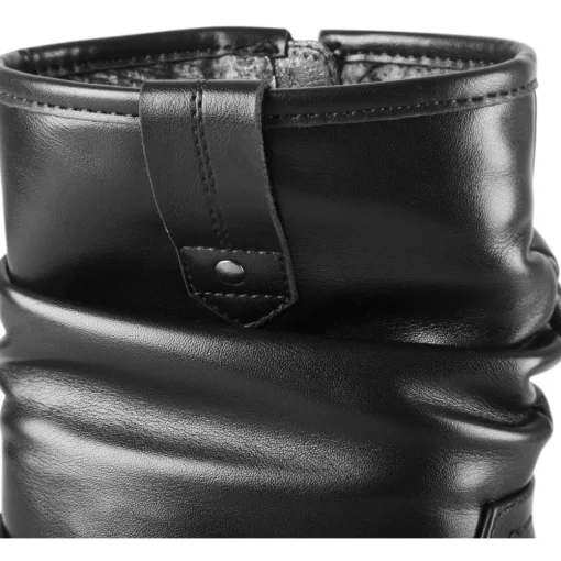 Bottines NOIR Femme Motif Uni Fermeture éclair