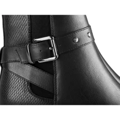 Bottines NOIR Femme Motif Clouté Fermeture éclair