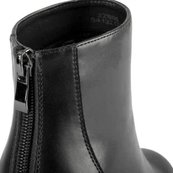 Bottines NOIR Femme Motif Uni A Enfiler