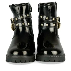 Bottines NOIR Fille Motif Vernis Fermeture éclair