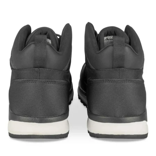 Bottines NOIR Homme Motif Uni Lacets