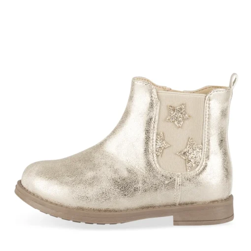 Bottines OR Fille Motif Etoiles Fermeture éclair