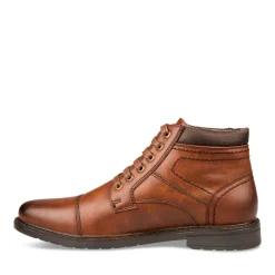 Bottines Rangers COGNAC Homme Motif Uni Lacets
